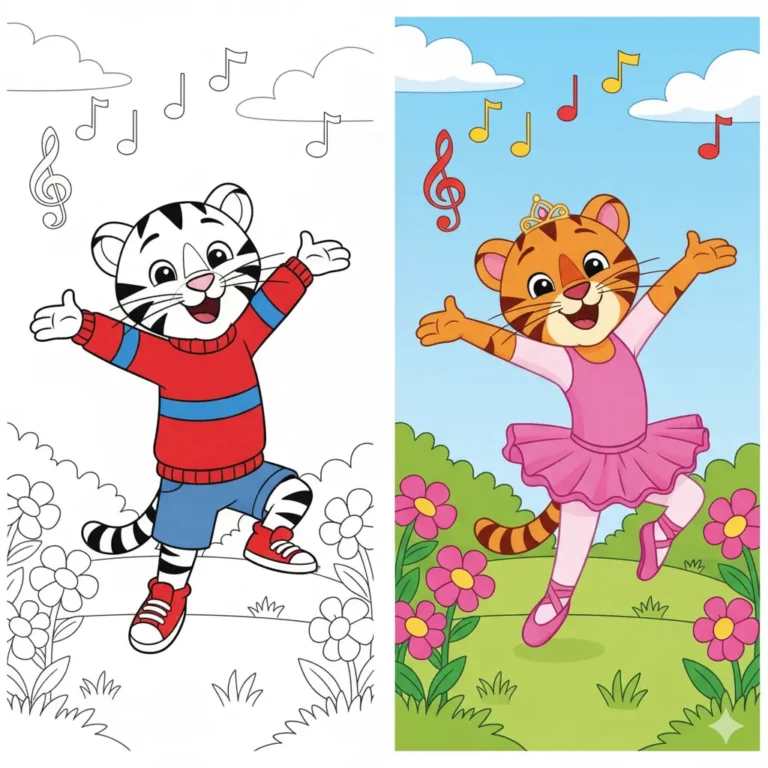 Daniel Tiger Coloring Pages