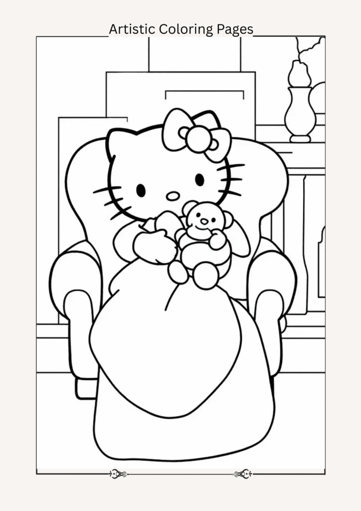 Hello Kitty and Her Teddy Bear