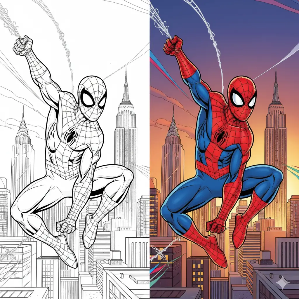 Spider-Man coloring pages