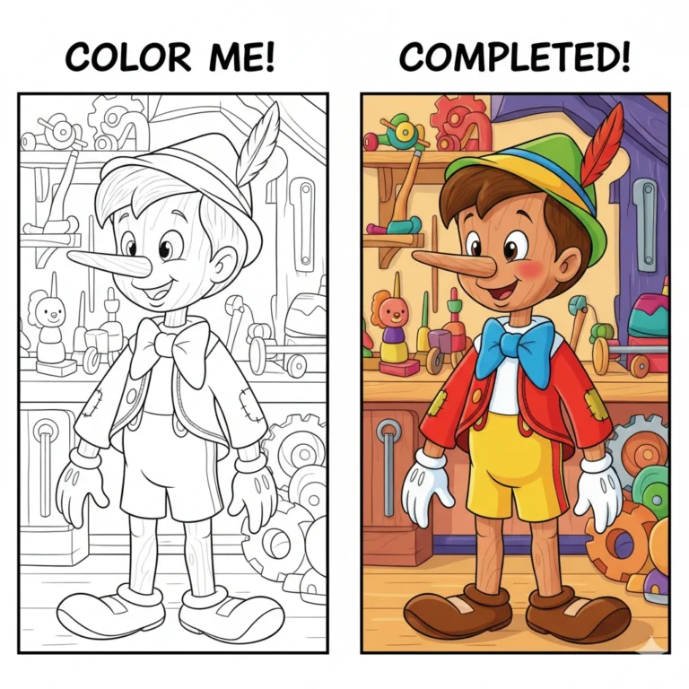 Pinocchio Coloring Pages